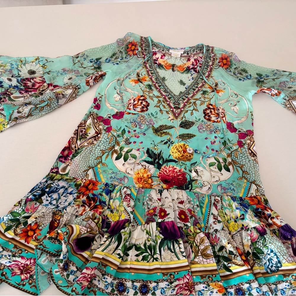 Camilla Multicolor Floral Dress - Picture 9 of 11